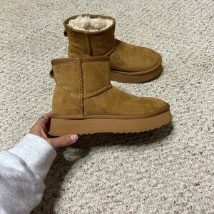 Altar'd State Brown Winter Boots